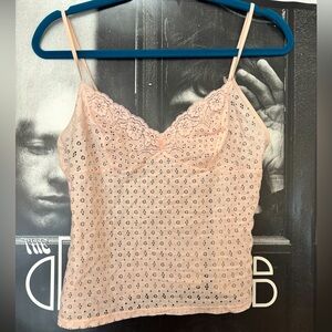 Ralph lauren lace mesh cami